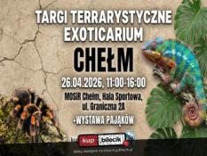 Chełm Wydarzenie Inne wydarzenie Egzotyczna Niedziela w Chełmie! Targi Terrarystyczne Exoticarium